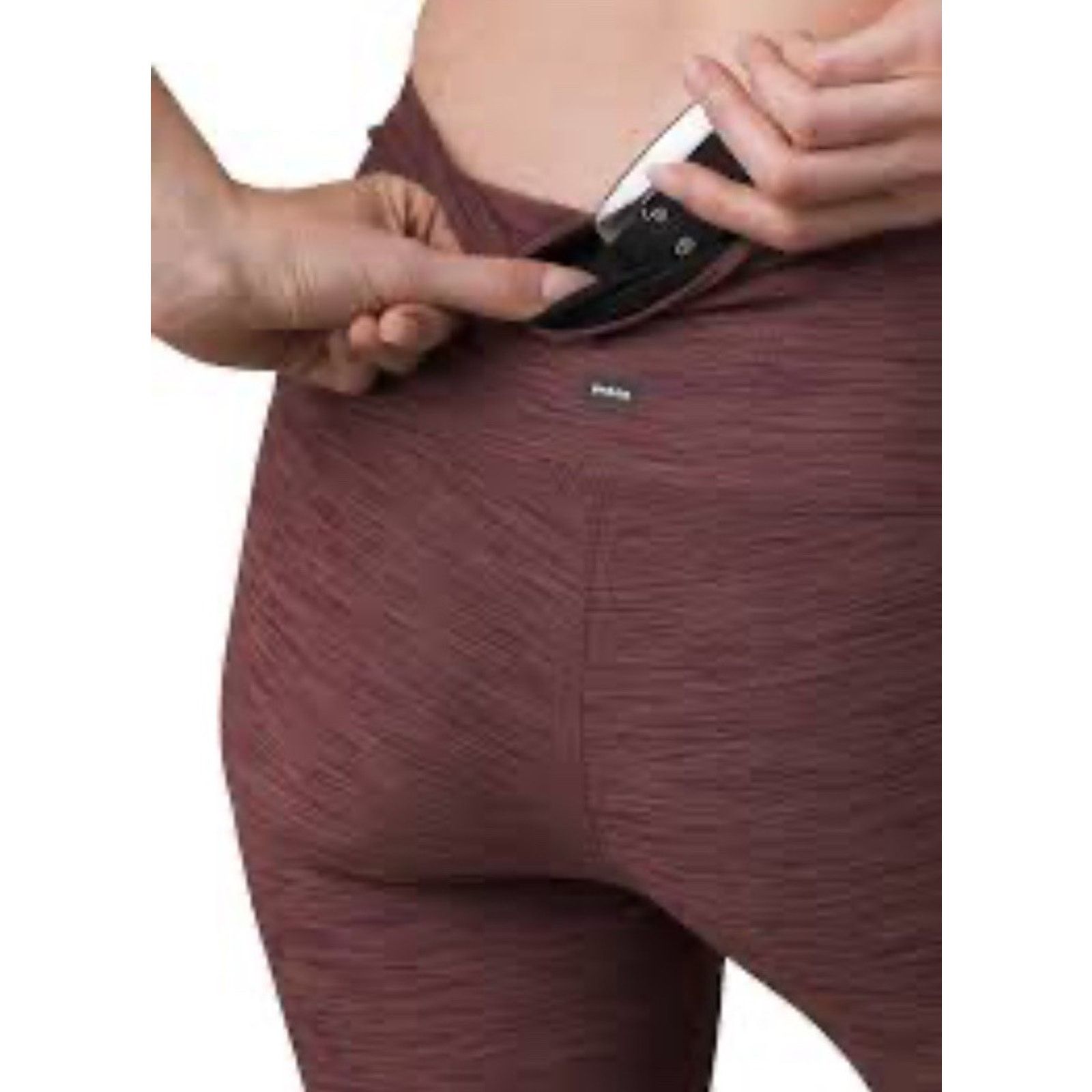 Prana prAna Kimble Shorts Bike Yoga Flannel Heather Women’s XS NEW Size 22" - 3 Thumbnail