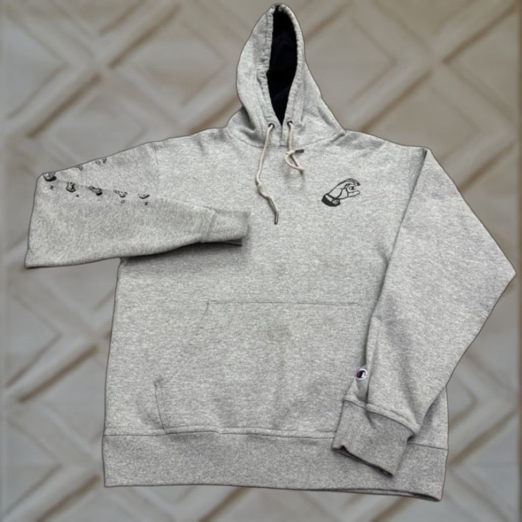 Champion Champion Hoodie Men Medium Gray Fleece Pocket Outdoor Athletic Sweatshirt Size US M / EU 48-50 / 2 - 1 Thumbnail