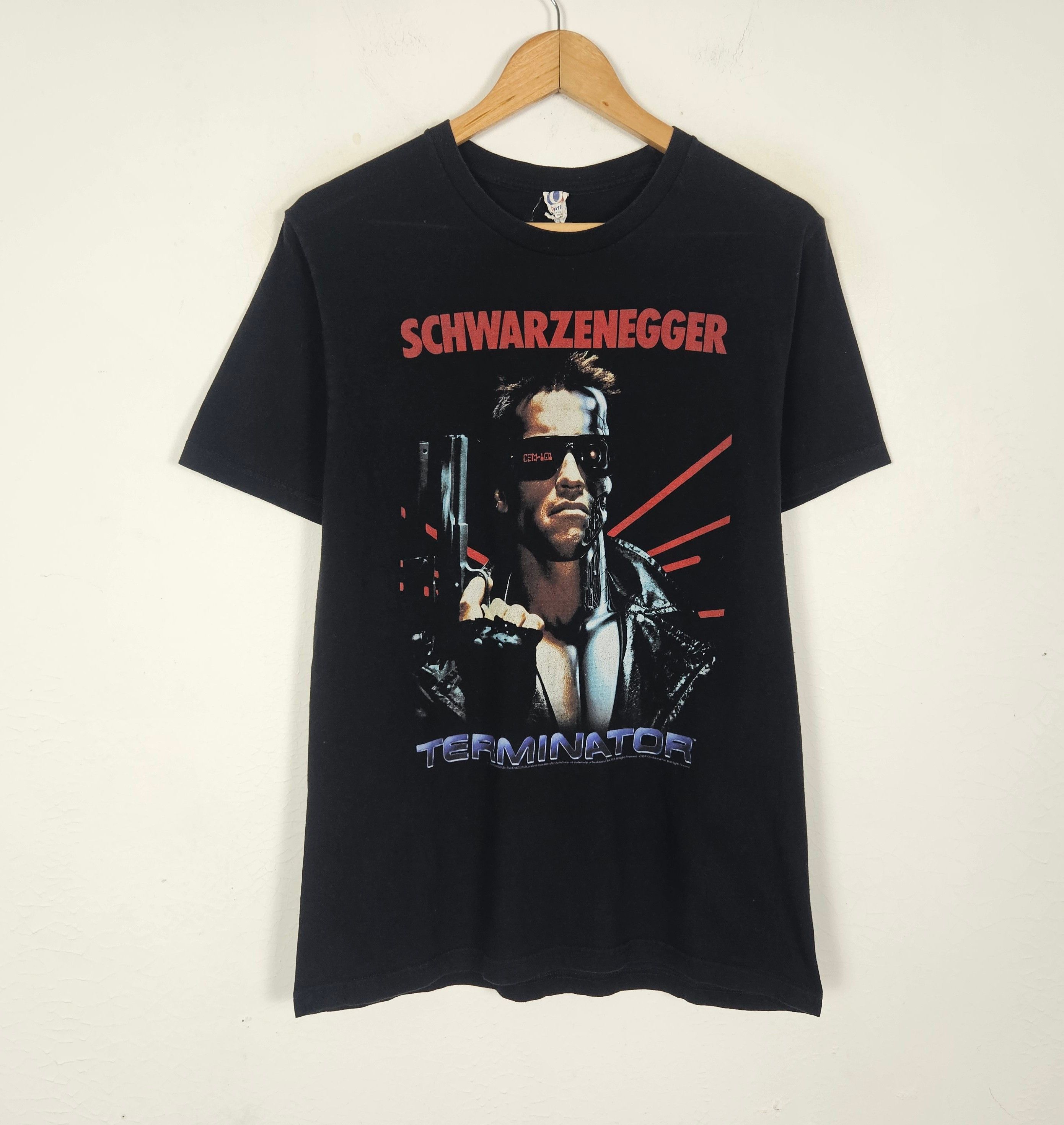 Vintage Terminator Arnold Schwarzenegger Cult Movie shirt Y2K Size US M / EU 48-50 / 2 - 2 Thumbnail