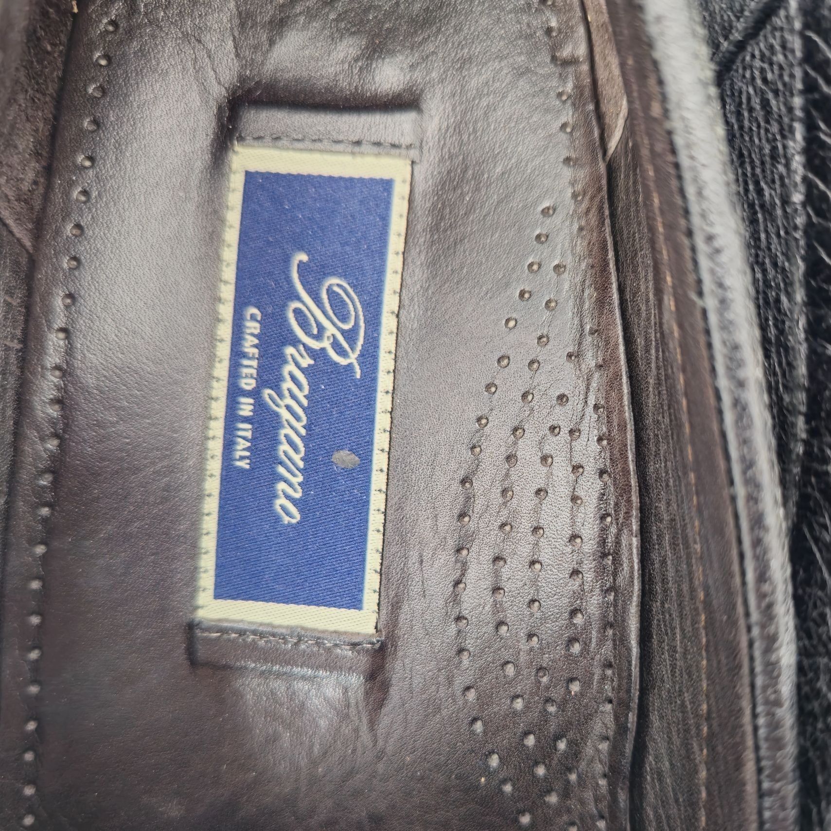 Bragano × Cole Haan Vintage Bragano Cole Haan Black Pebble Grain Tassel Loafers Size US 11.5 / EU 44-45 - 10 Thumbnail