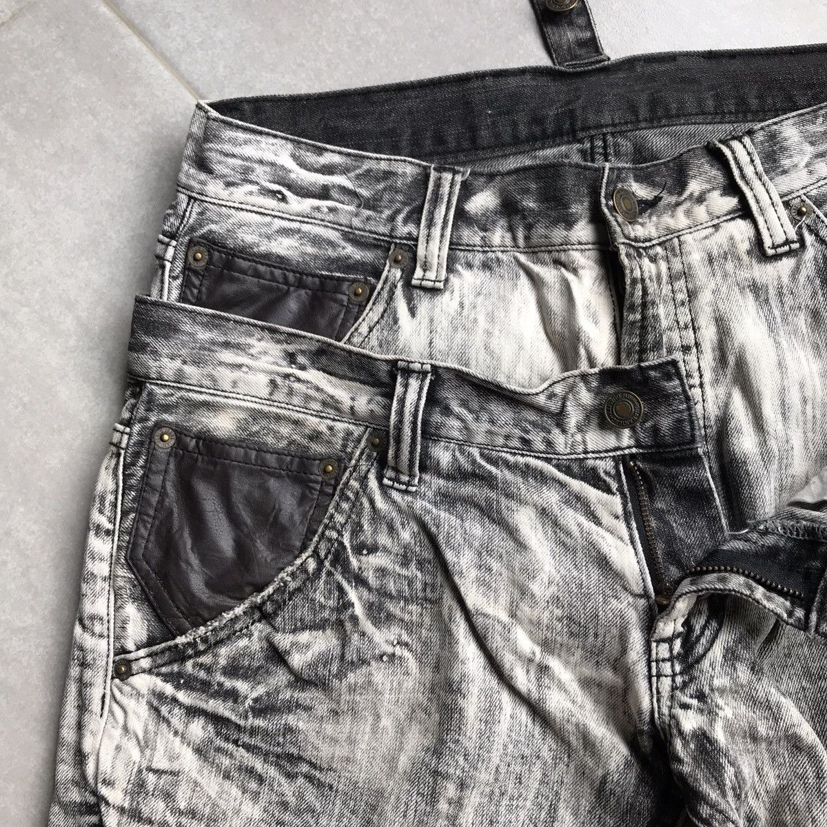 Japanese Brand × PPFM × semanticdesign Double waist jeans Size US 32 / EU 48 - 3 Thumbnail