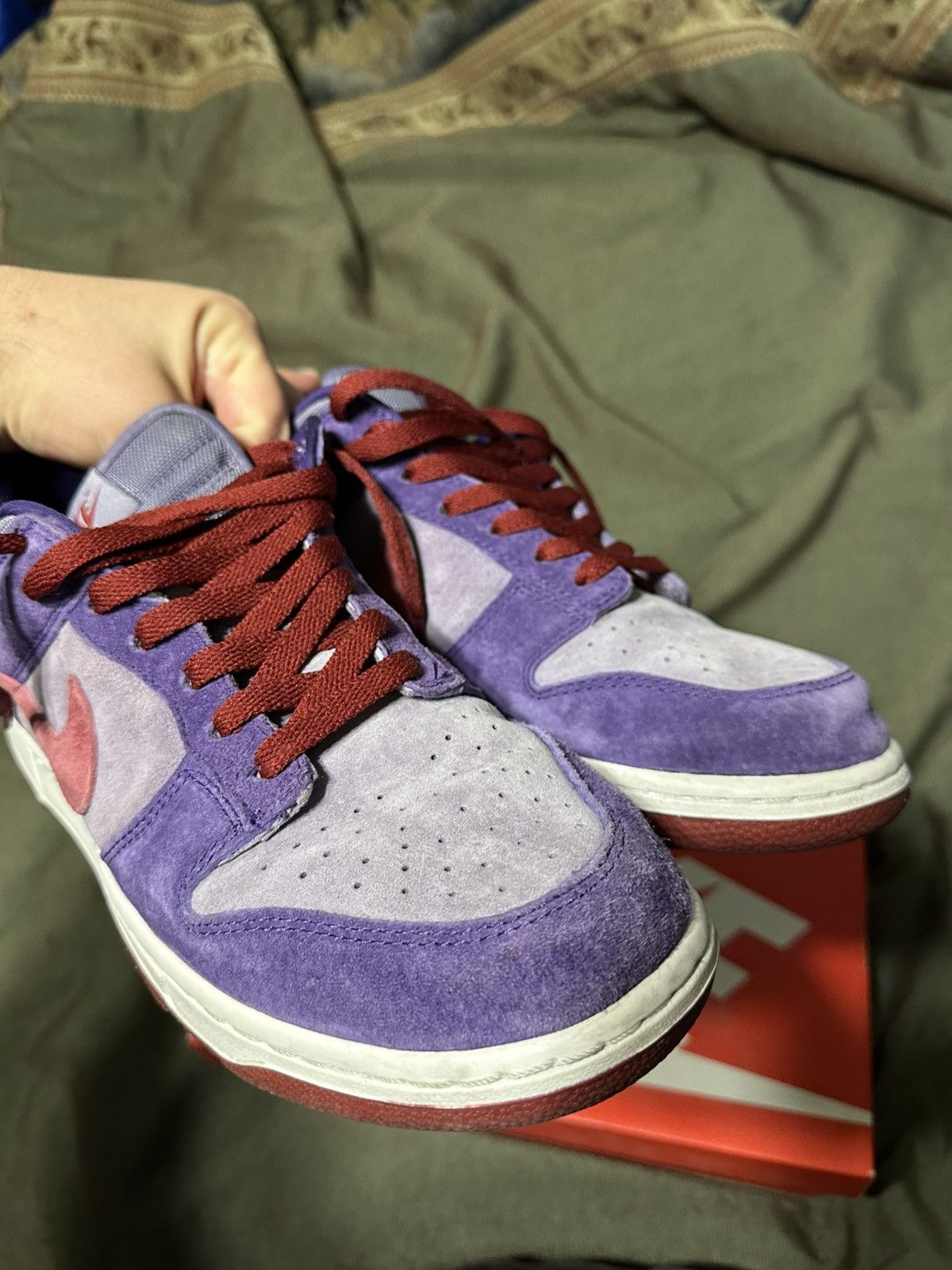 Nike Nike Dunk Low Retro Vol. 1 SP ' Plum ' 2020 Size US 10.5 / EU 43-44 - 6 Thumbnail