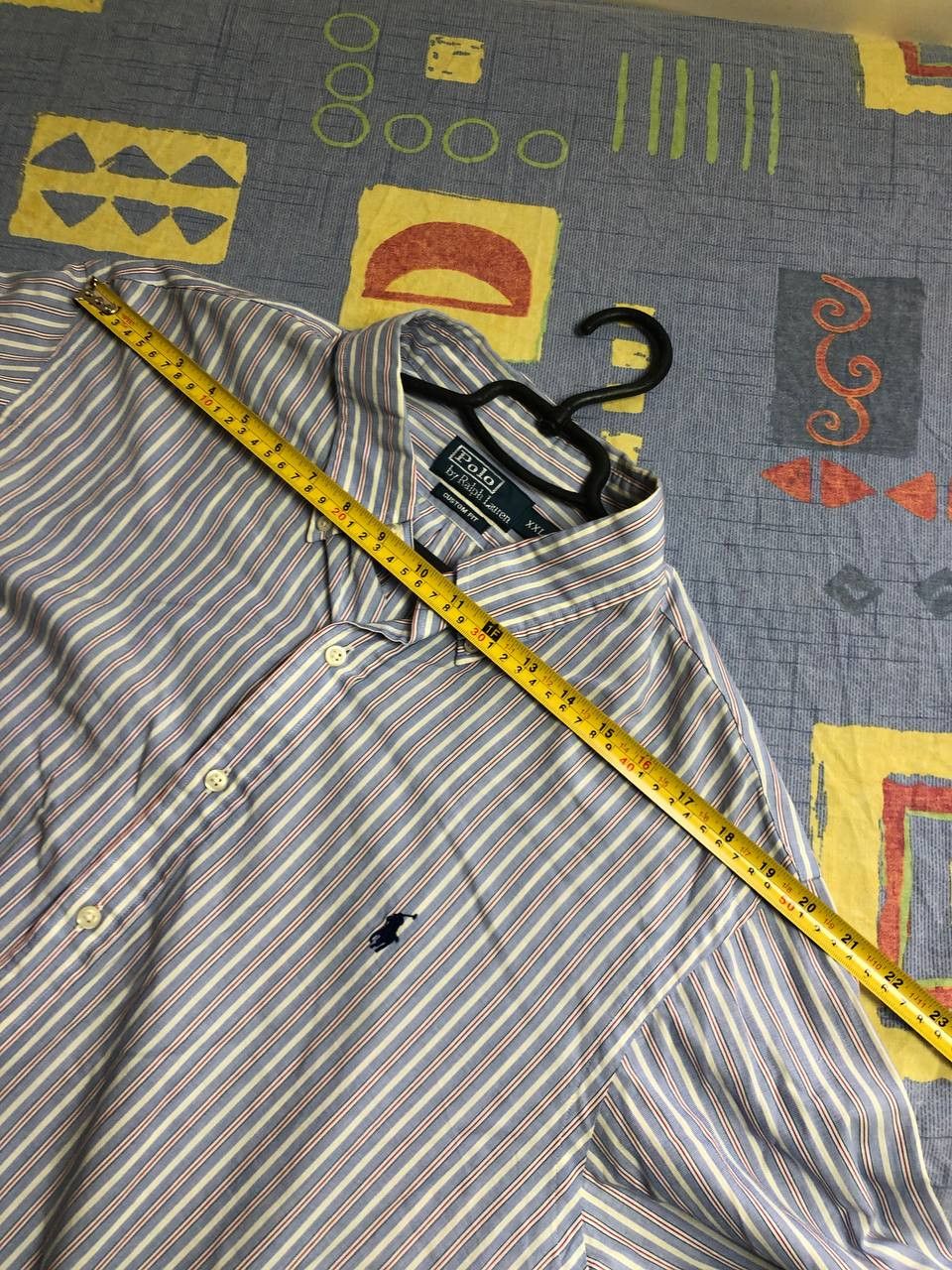 Polo Ralph Lauren × Ralph Lauren Polo Ralph Lauren Vintage Striped Shirt Logo Size US XXL / EU 58 / 5 - 3 Thumbnail