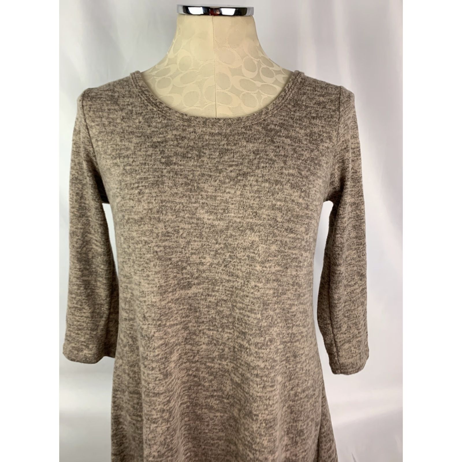 Vintage Olivia Rae Sweaterdress Medium Mauve Lightweight Pullover Swing Size M / US 6-8 / IT 42-44 - 5 Thumbnail