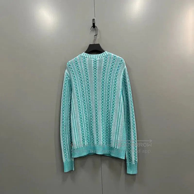 Burberry Burberry Women's Blue Wool Cardigan. Size L / US 10 / IT 46 - 2 Thumbnail