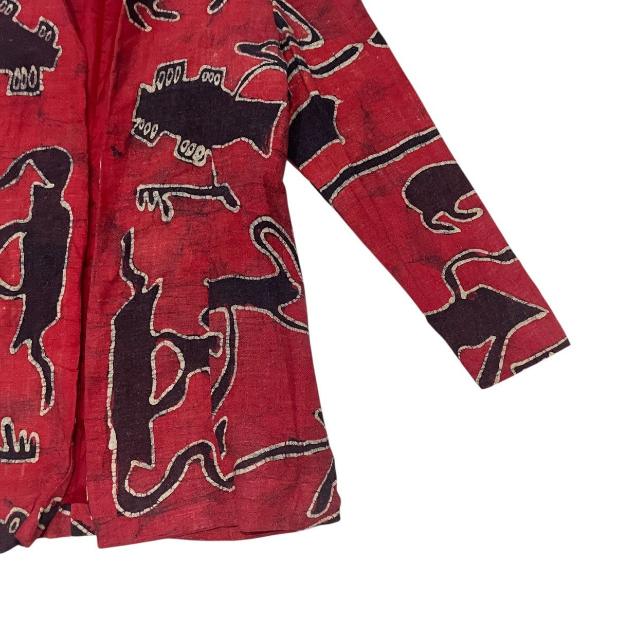 Japanese Brand Vintage Unknown Art Fullprint Coat Jacket Size M / US 6-8 / IT 42-44 - 4 Thumbnail