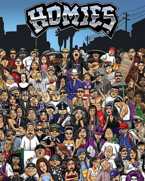Anime Cartoon x davidgonzales x homies x large x domican republic Size US L / EU 52-54 / 3 - 3 Thumbnail