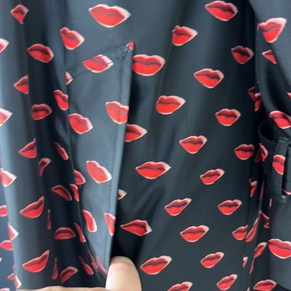 Prada Prada 18/19 Lips Mouths Trench Coat Jacket Size S / US 4 / IT 40 - 7 Thumbnail