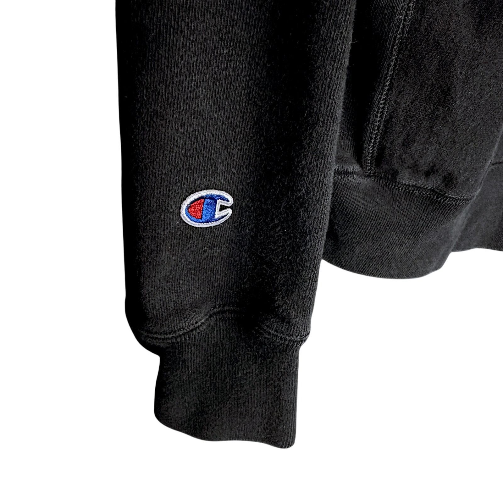 Champion Champion Reverse Weave Black Japanese Hoodie Sweatshirt M Size US M / EU 48-50 / 2 - 4 Thumbnail