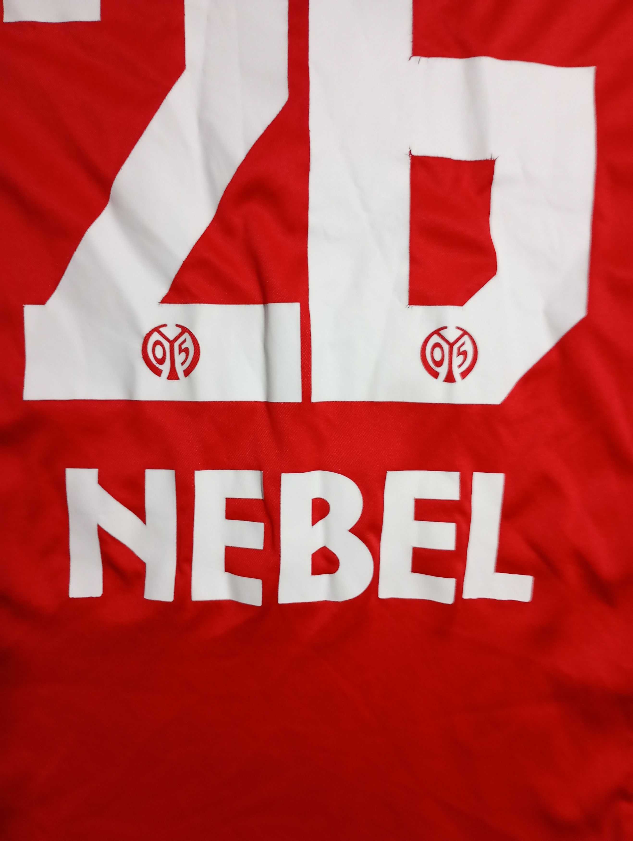 Kappa FSV Mainz 05 Kappa Jersey #26 Nebel 2020-2021 Size US S / EU 44-46 / 1 - 18 Thumbnail