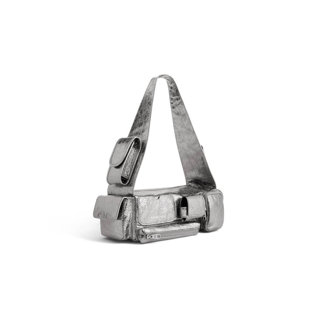 Balenciaga o1srvl11e0825 Size: OS / Superbusy XS Sling Bag Metallized Size ONE SIZE - 4 Thumbnail