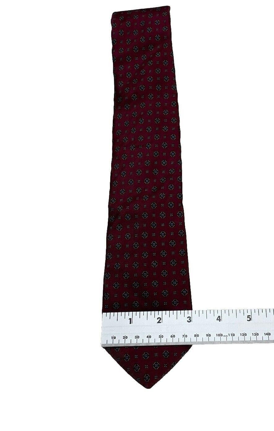 Hardy Amies Hardy Amies London Men's Silk Tie Burgundy Size ONE SIZE - 6 Thumbnail