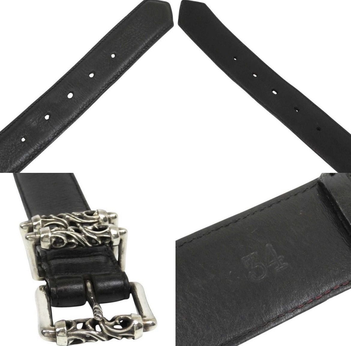 Chrome Hearts Chrome Hearts Celtic Roller Belt Unisex Black Size ONE SIZE - 9 Thumbnail