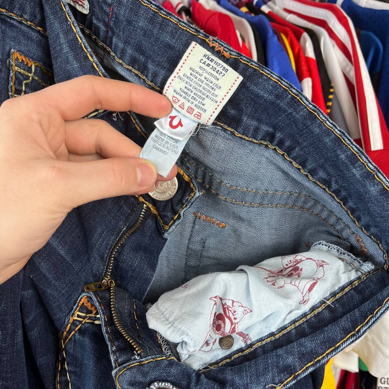 True Religion True Religion Becky Jeans Denim Pants Y2K Made in USA Size 30" / US 8 / IT 44 - 10 Thumbnail