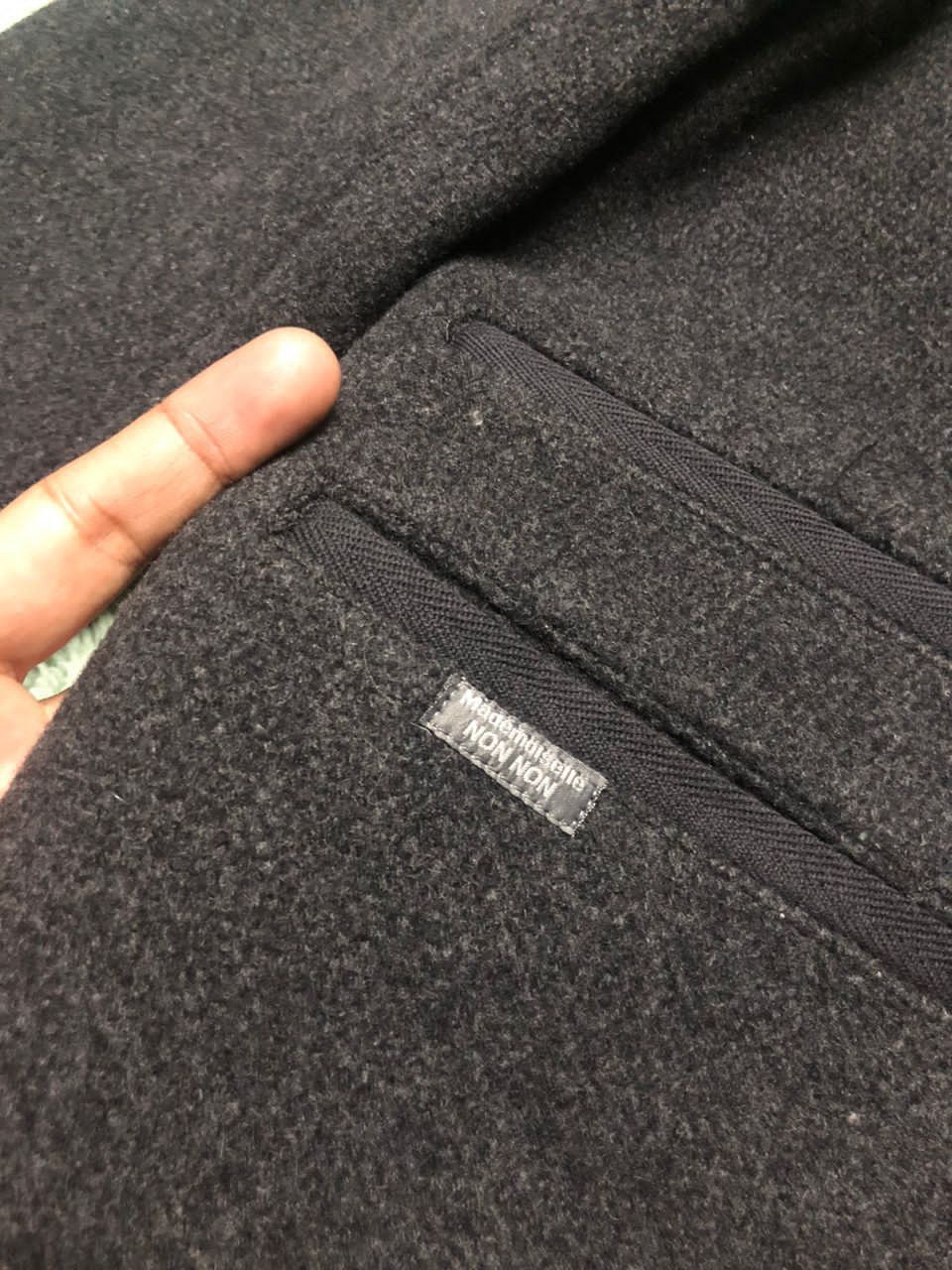 Issey Miyake Mademoiselle Non Non Issey Miyake Baseball Neck Wool Jacket Size US M / EU 48-50 / 2 - 9 Thumbnail