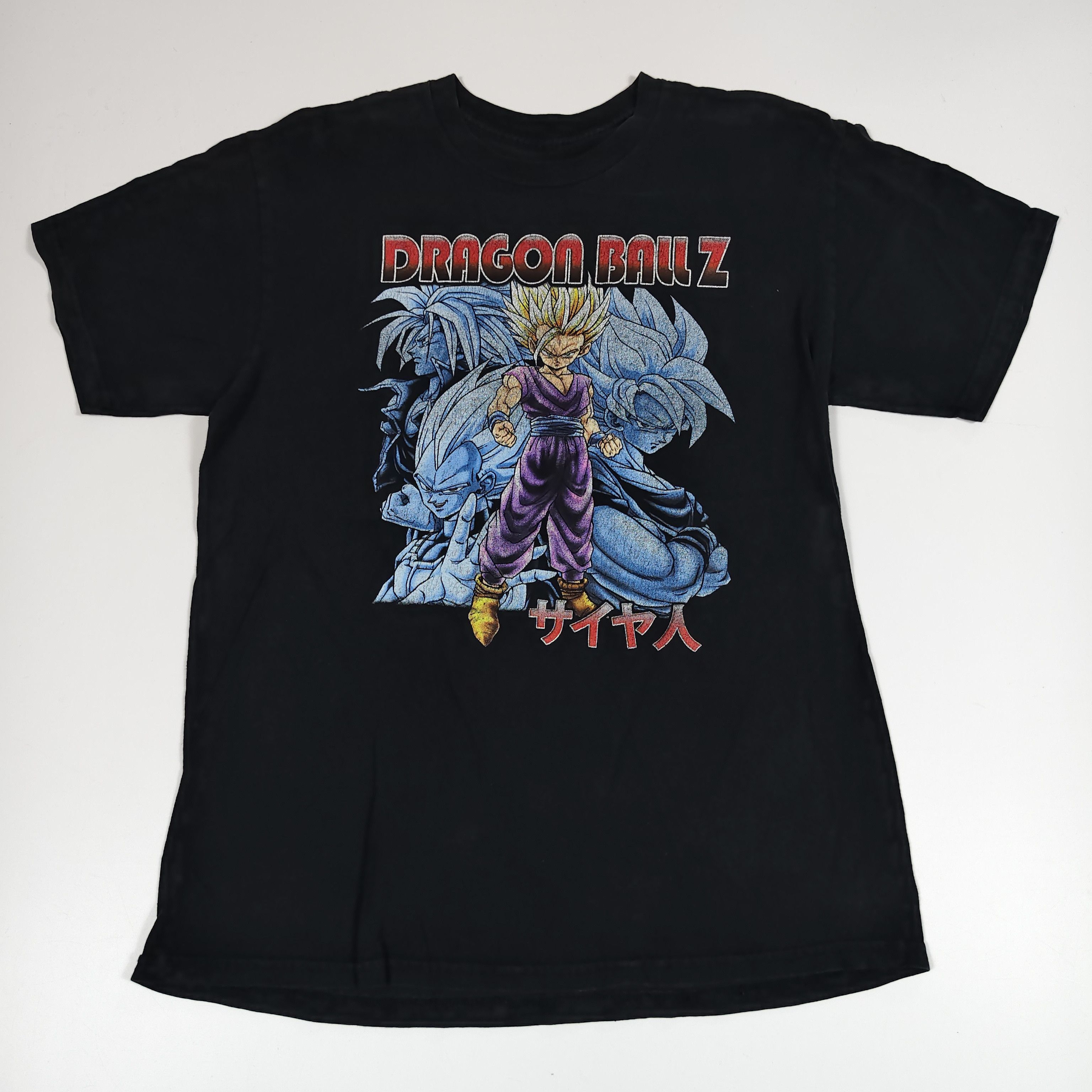 Anime Vintage Dragon Ball Z Gohan Saiyan Graphic Anime Tee #F Size US M / EU 48-50 / 2 - 1 Thumbnail
