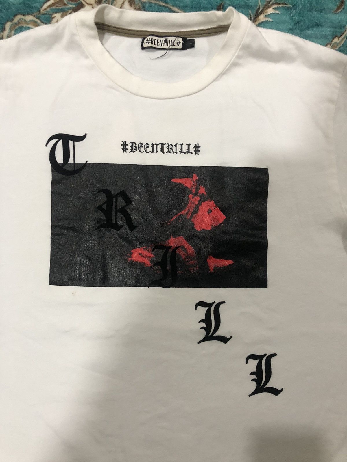 image of Been Trill Tshirt in White, Men's (Size Large)