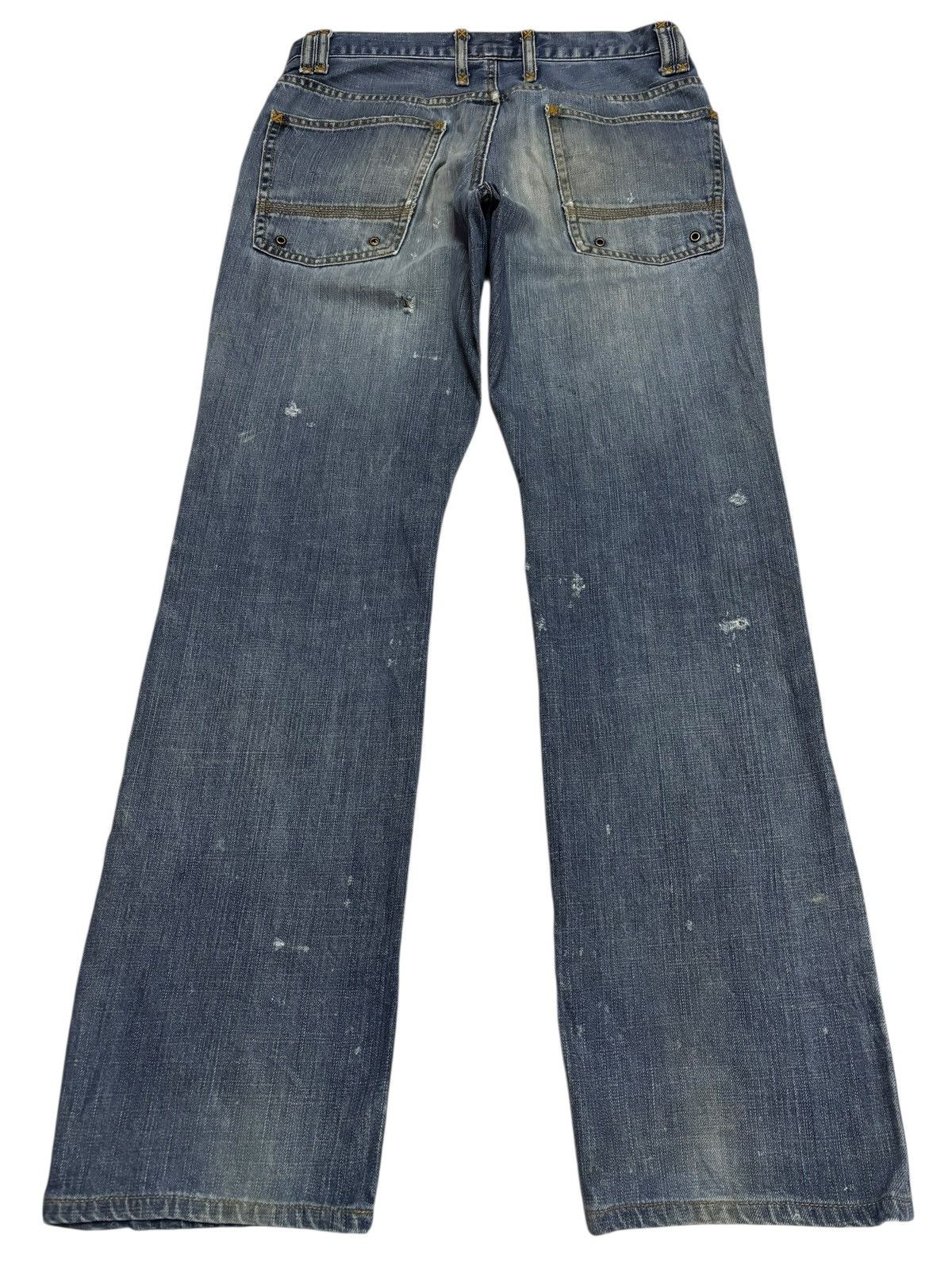 Japanese Brand Vtg Deuse Japan Concept Labo Bootcut Distressed Jeans Size US 30 / EU 46 - 2 Thumbnail