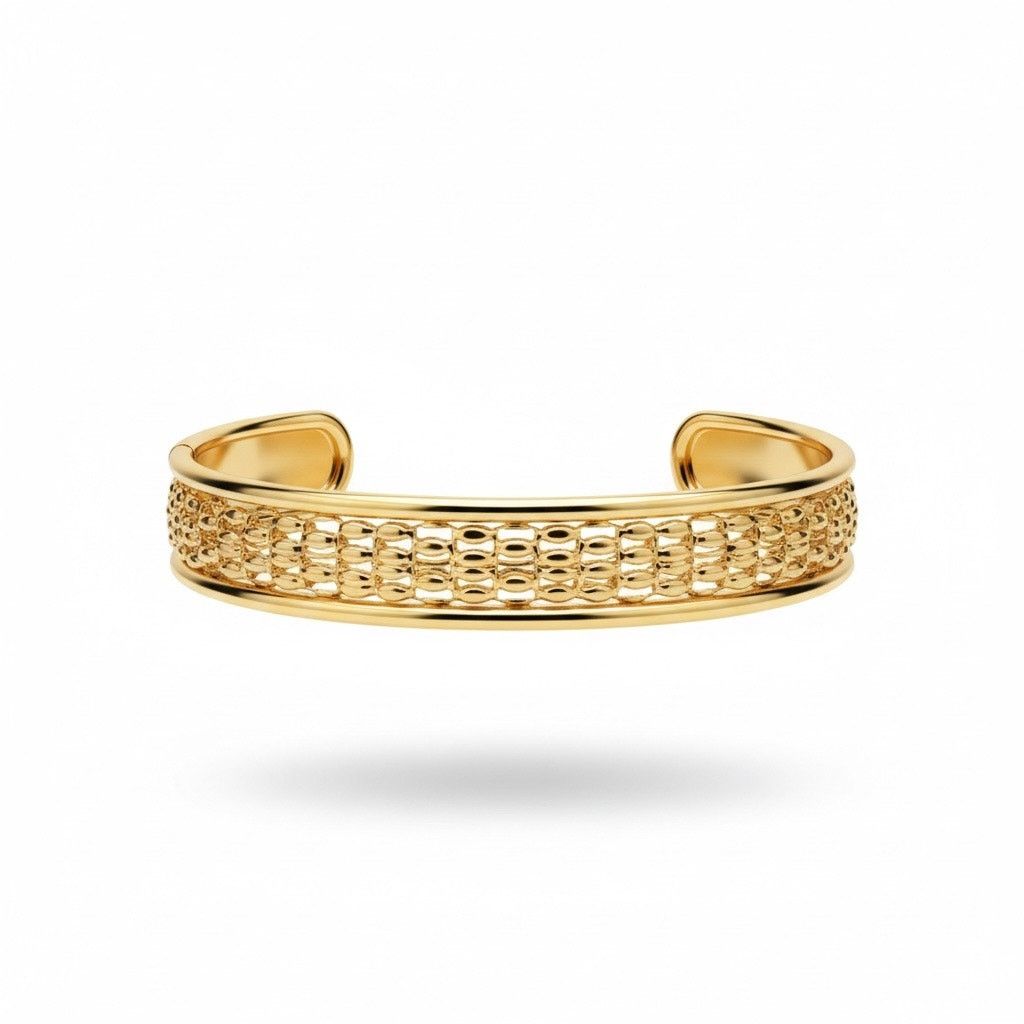 Anne Klein Anne Klein Gold Tone Textured Bangle Bracelet New in Box Size ONE SIZE - 2 Thumbnail