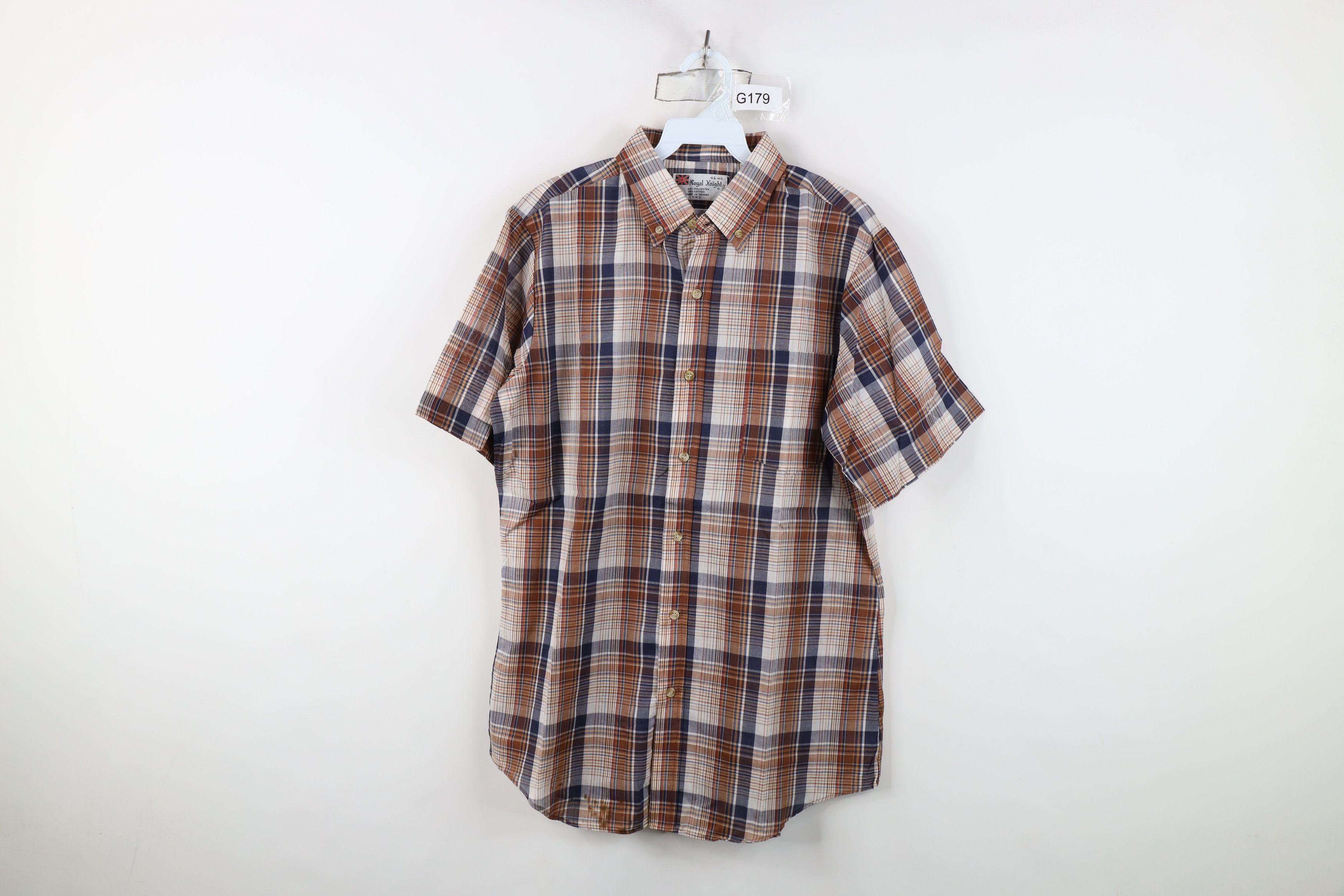 Vintage Deadstock Vintage 70s 80s Streetwear Collared Button Shirt Size US L / EU 52-54 / 3 - 1 Thumbnail