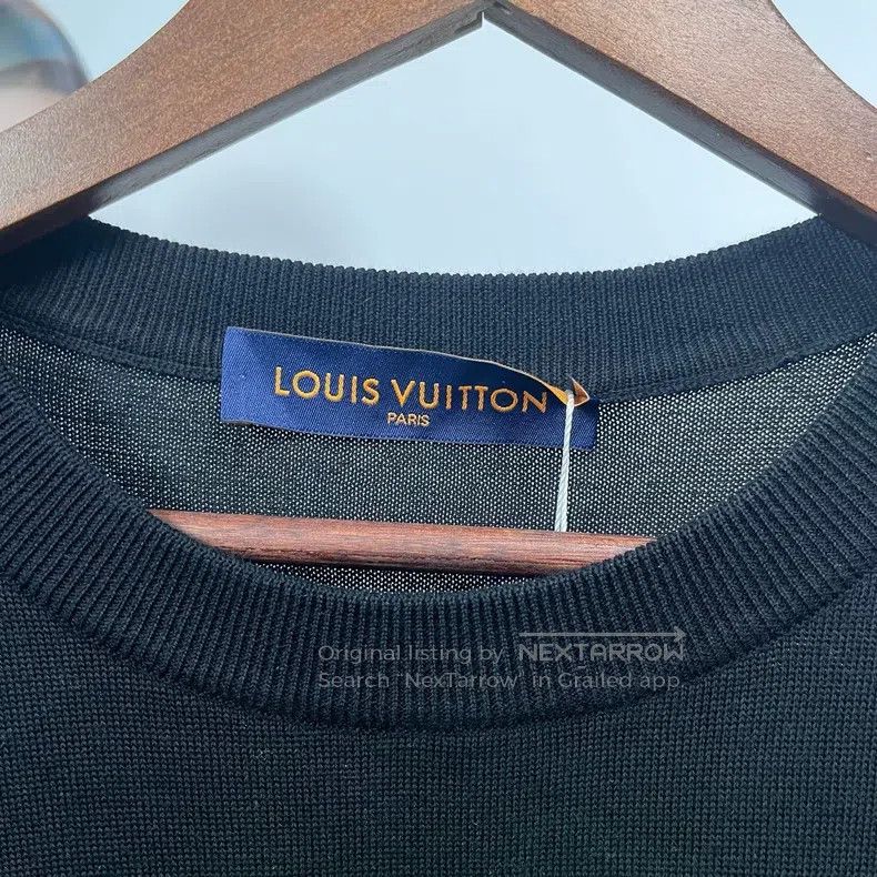 Louis Vuitton Louis Vuitton Black and green knitted short sleeve Size US M / EU 48-50 / 2 - 3 Thumbnail