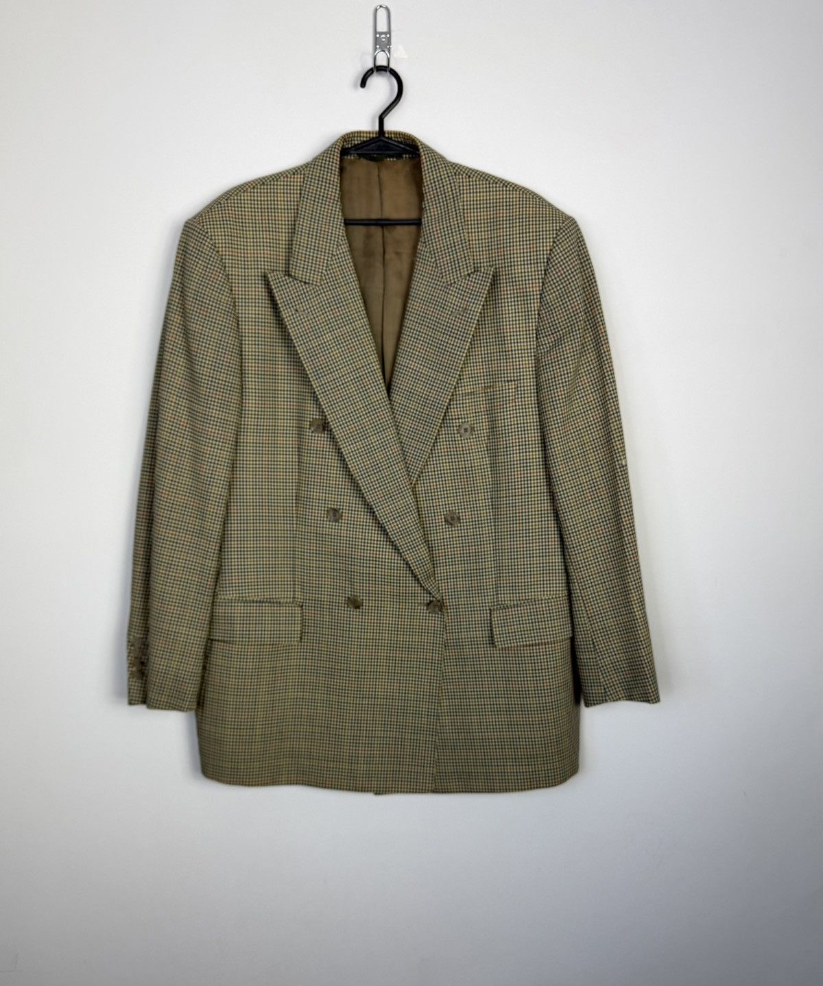Burberry Burberry's 100% Pure New Wool Vintage Double-Breasted Wool Size US L / EU 52-54 / 3 - 1 Thumbnail