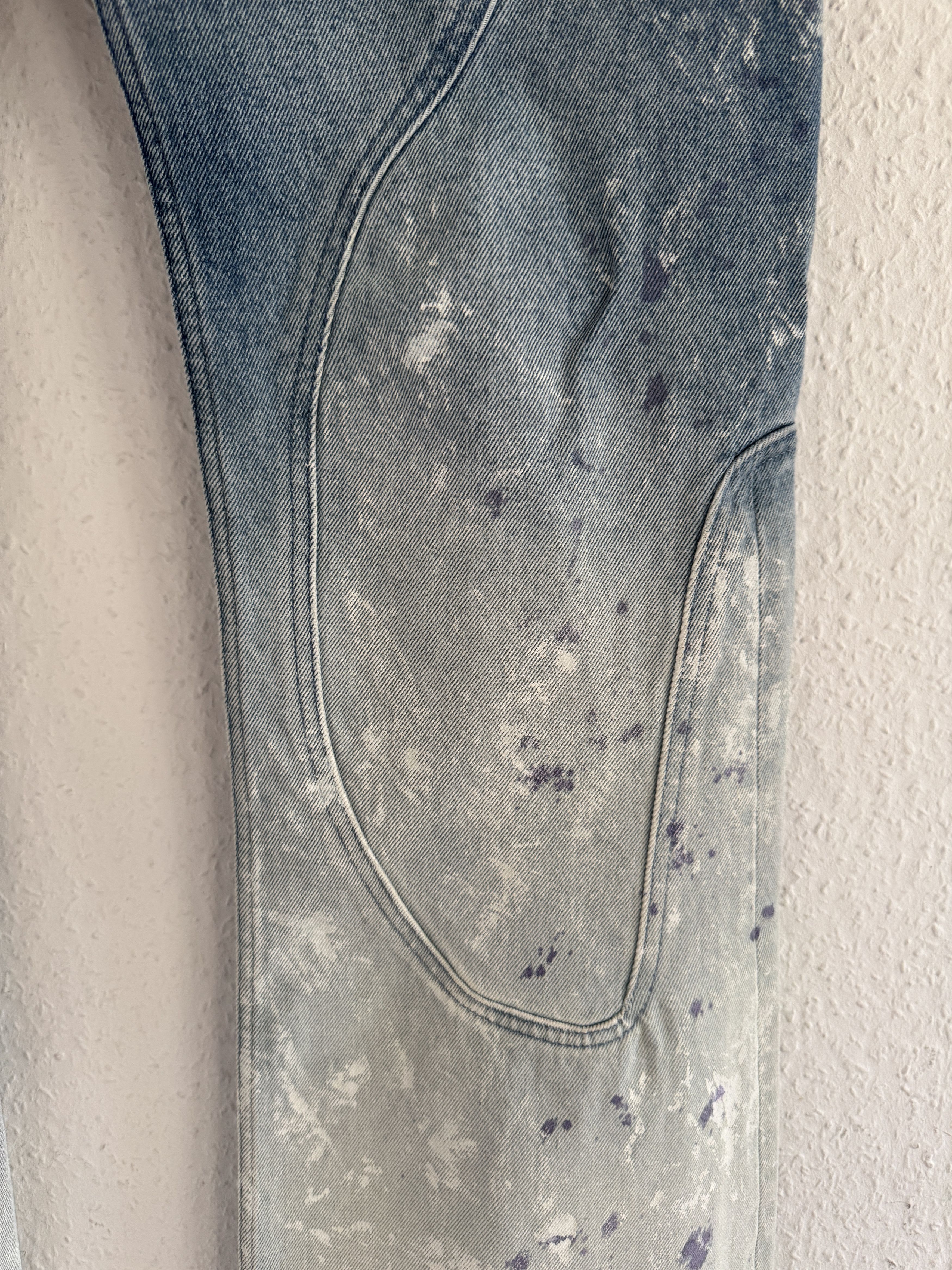 Off-White Paint-Splattered Degrade Denim Jeans Size US 34 / EU 50 - 4 Thumbnail
