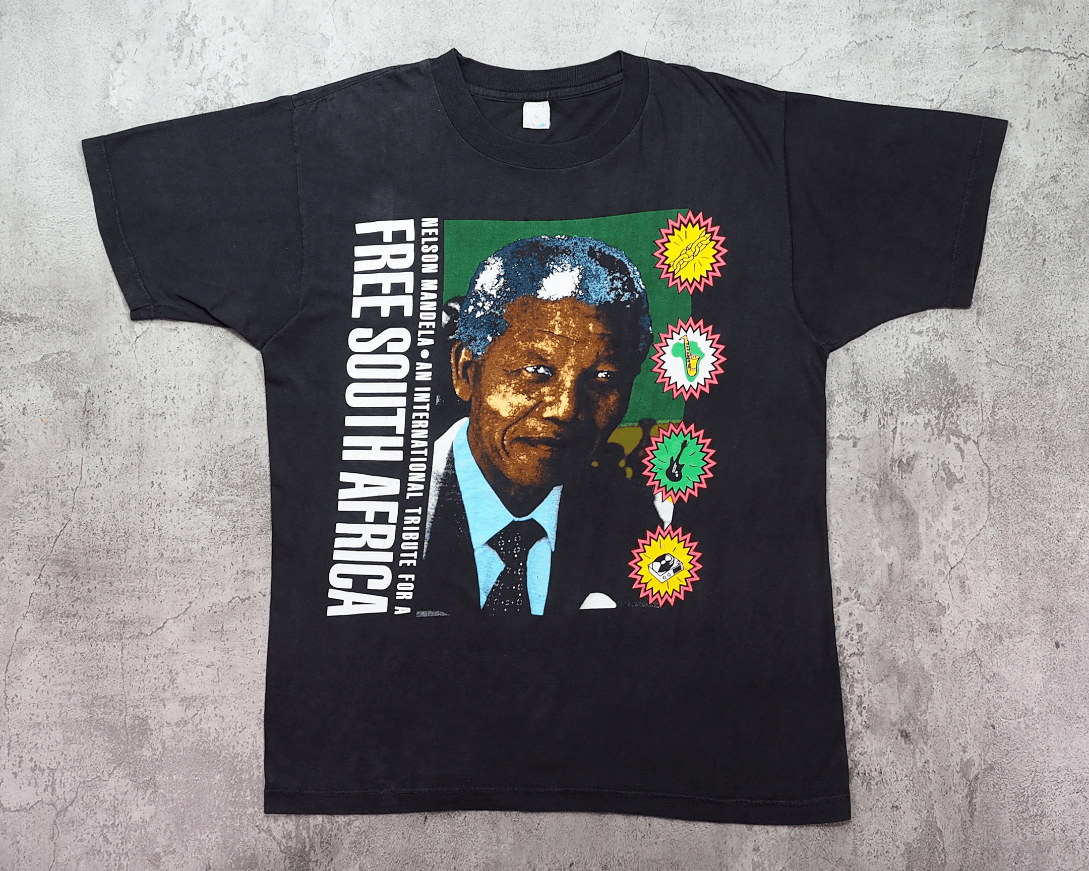 Vintage Vintage 1990 Nelson Mandela Tribute For South Africa XL Size US XL / EU 56 / 4 - 1 Thumbnail