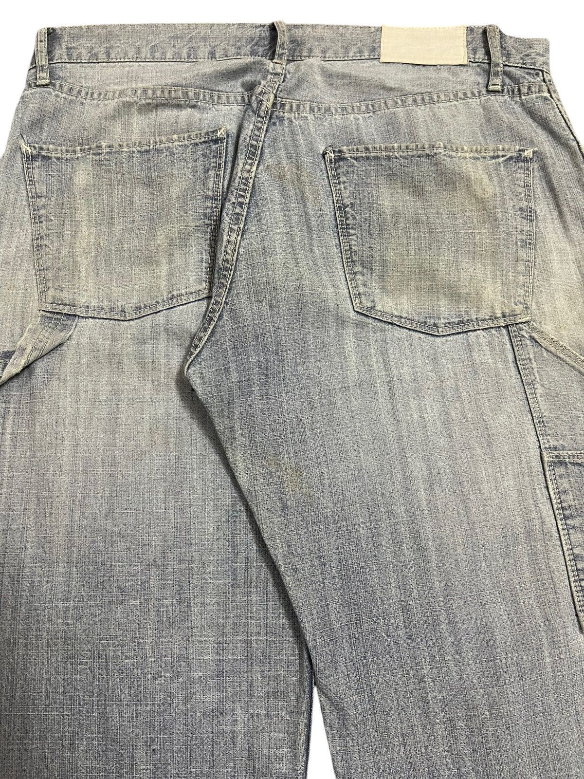 Uniqlo Vintage Japanese Uniqlo Blue Faded Wash Carpenter Jeans Size US 34 / EU 50 - 6 Thumbnail