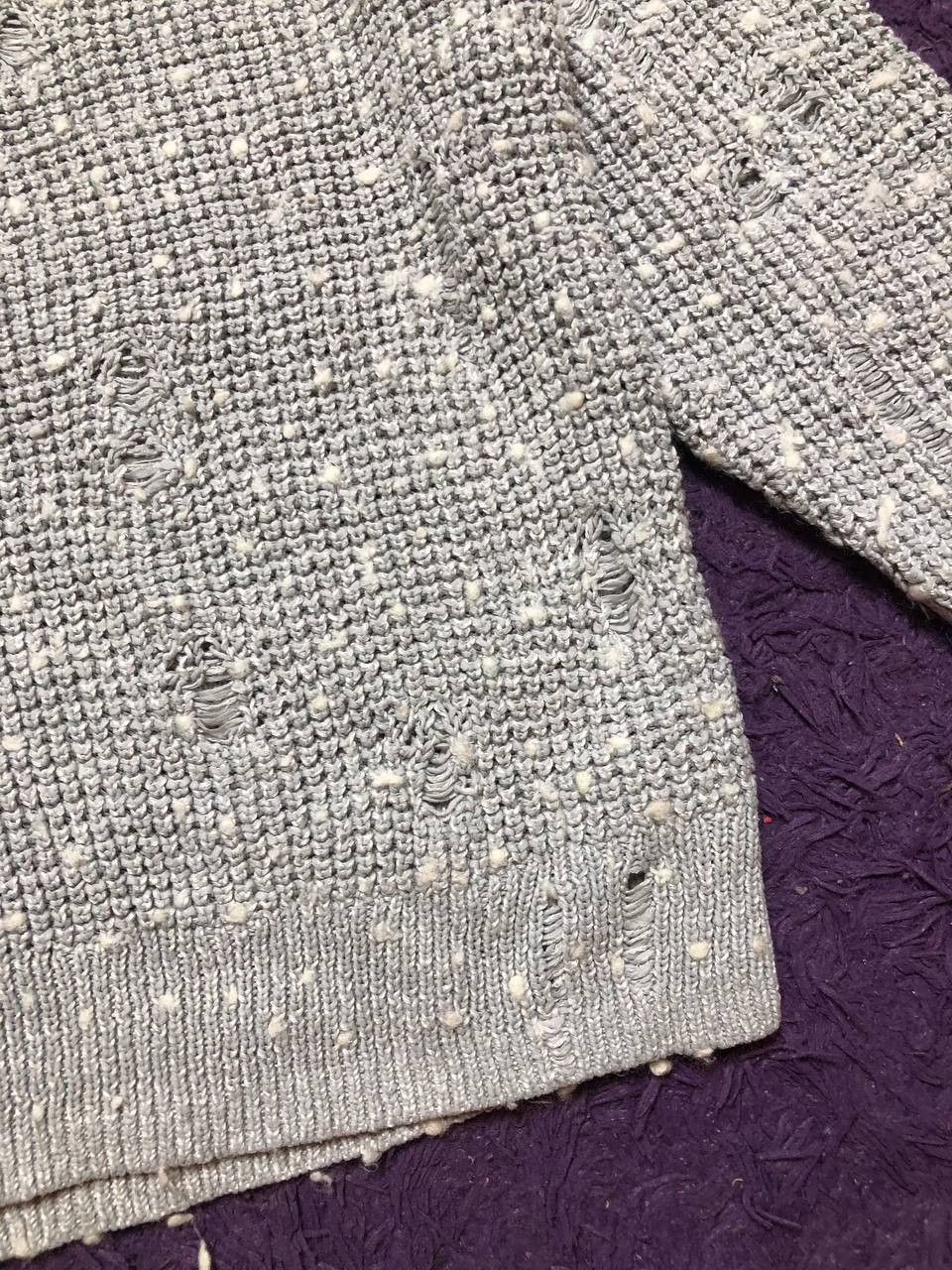 Allsaints vintage streetwear Allsaints Y2K Sweatshirt Avant-Garde gray Size US XL / EU 56 / 4 - 6 Thumbnail