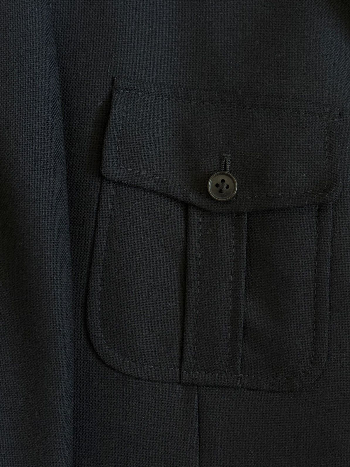 Francesco Smalto Vintage Francesco Smalto Paris Tailored Wool Safari Jacket Size 50R - 11 Thumbnail