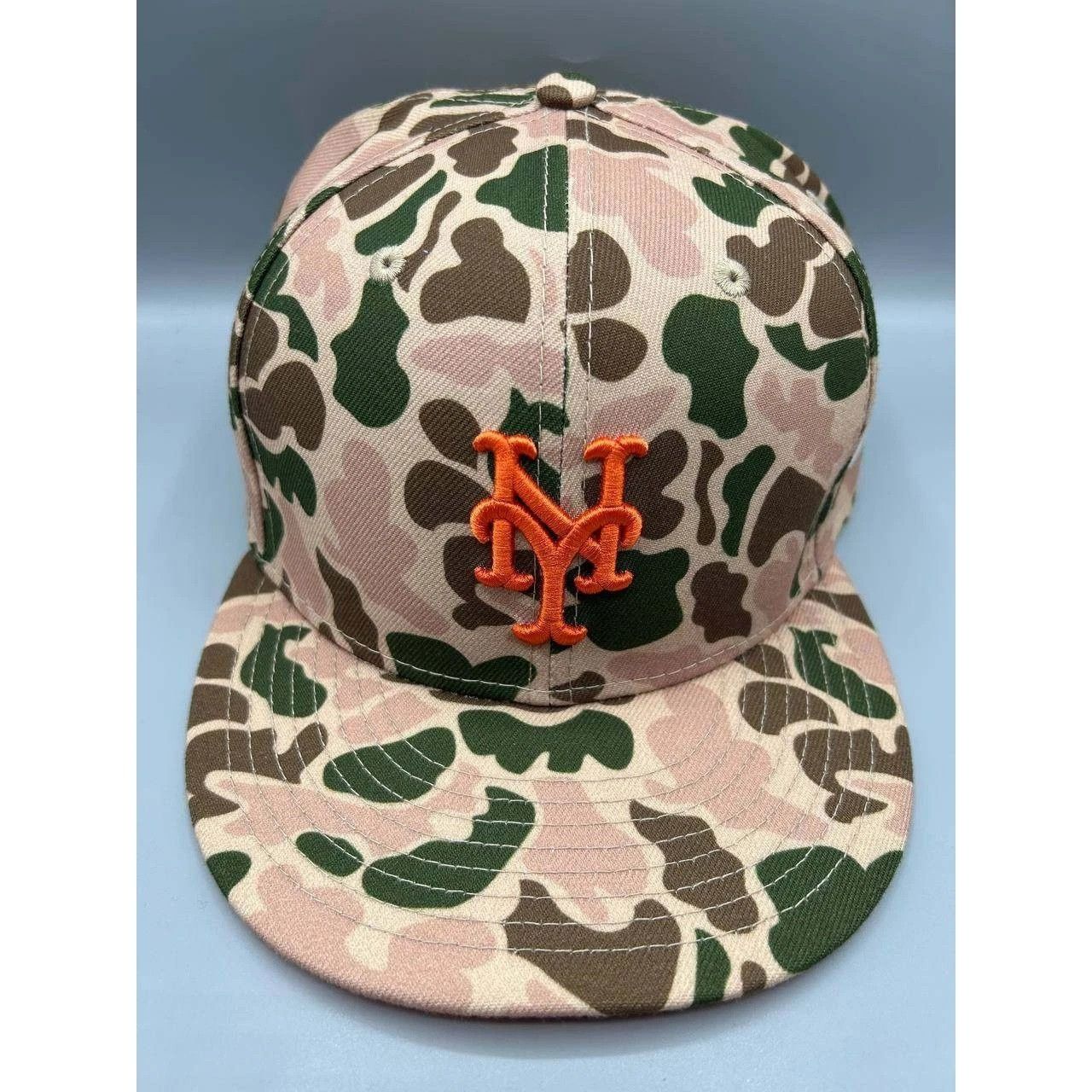 New Era New York Mets Hat Men 7 3/4 Camo World Series MLB Fitted Cap Size ONE SIZE - 1 Thumbnail
