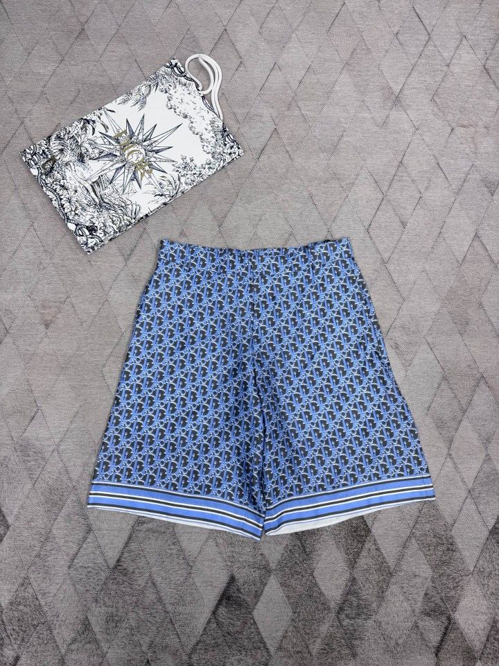 Dior Dior Oblique Silk Shorts Size 46 Size US 30 / EU 46 - 1 Thumbnail