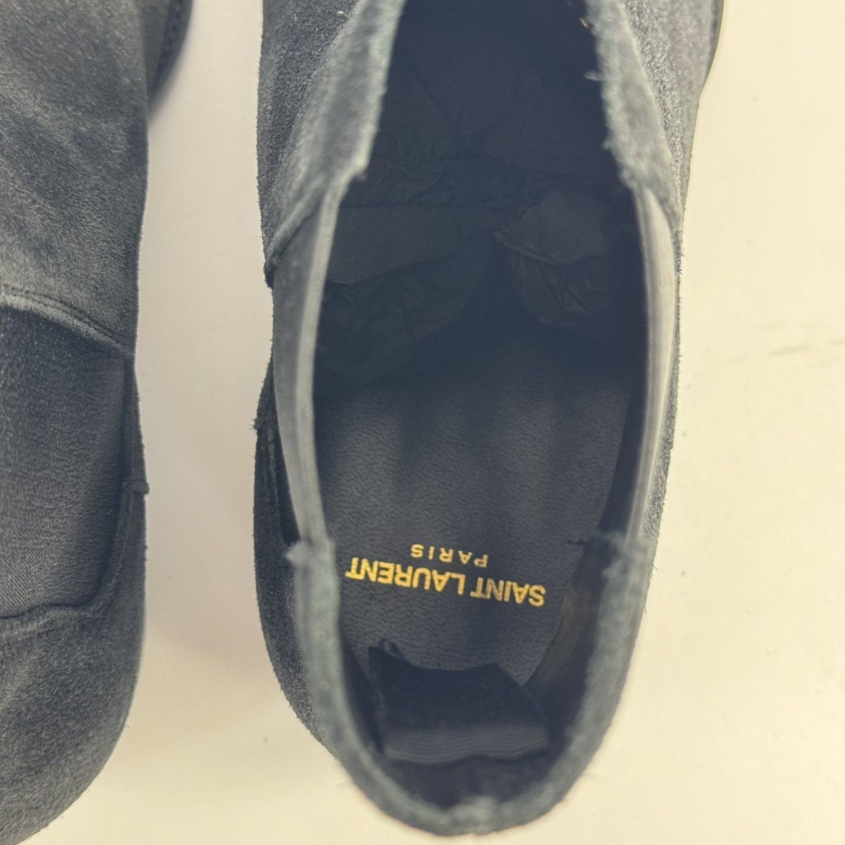 Saint Laurent Paris Suede Chelsea Boots Size US 9 / EU 42 - 16 Thumbnail