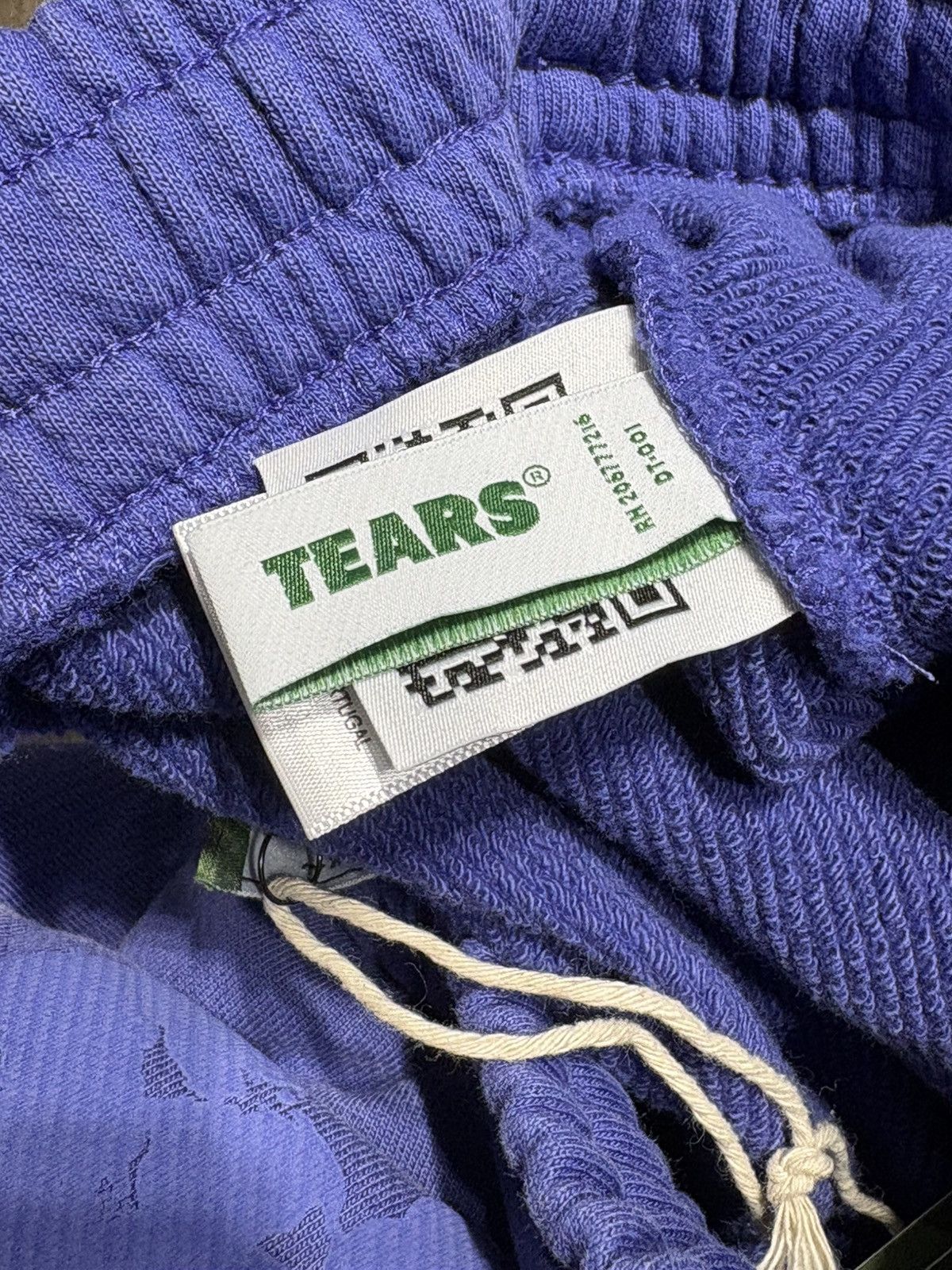 DENIM TEARS Denim Tears Mono Cotton Wreath Sweat Shorts Washed Blue Size US 34 / EU 50 - 3 Thumbnail