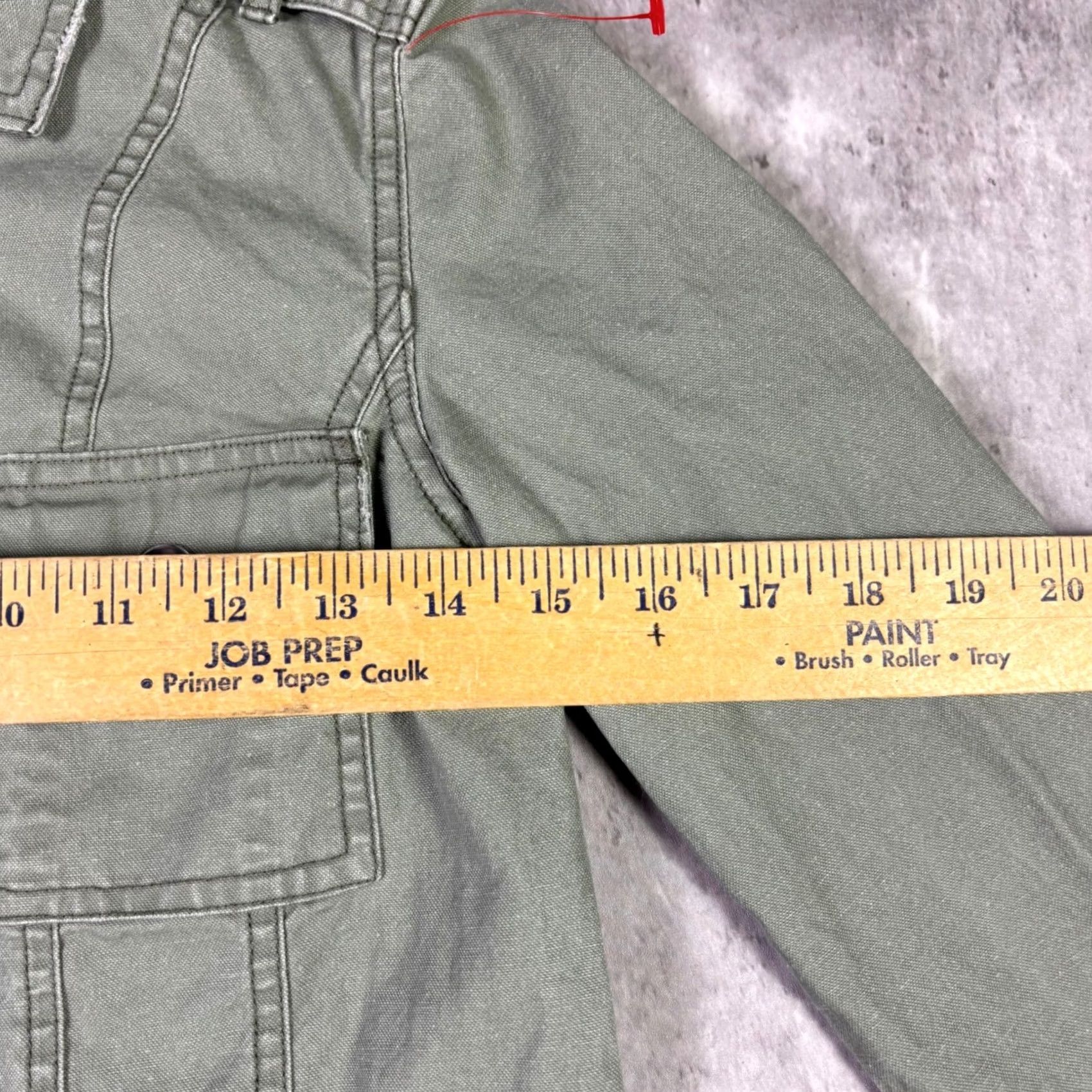 Olive VINTAGE? No — Mudd Olive Green Military Utility Field Jacket, Womens XS, Short Jacket, Snap Zip, Pockets, Lightweight, Casual, Fall Spring Size XS / US 0-2 / IT 36-38 - 4 Thumbnail