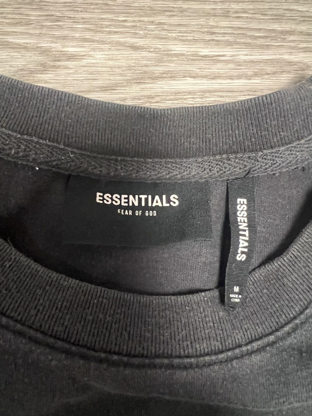 Essentials × Fear of God × Vintage Fear of God Essentials Boxy Photo Series T-Shirt Black Size US M / EU 48-50 / 2 - 4 Thumbnail