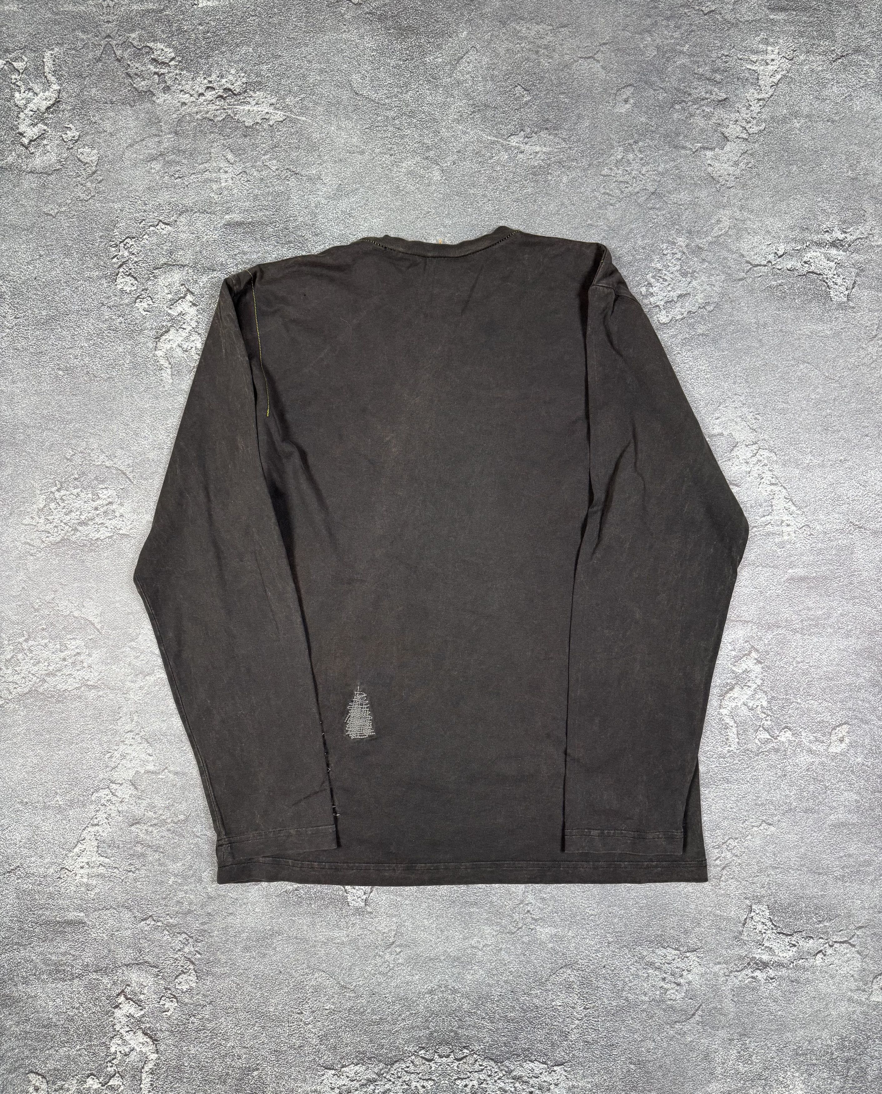 If Six Was Nine Y2K Faded 2000s Long Sleeve Shirt Avant Garde Opium Size US XL / EU 56 / 4 - 3 Thumbnail