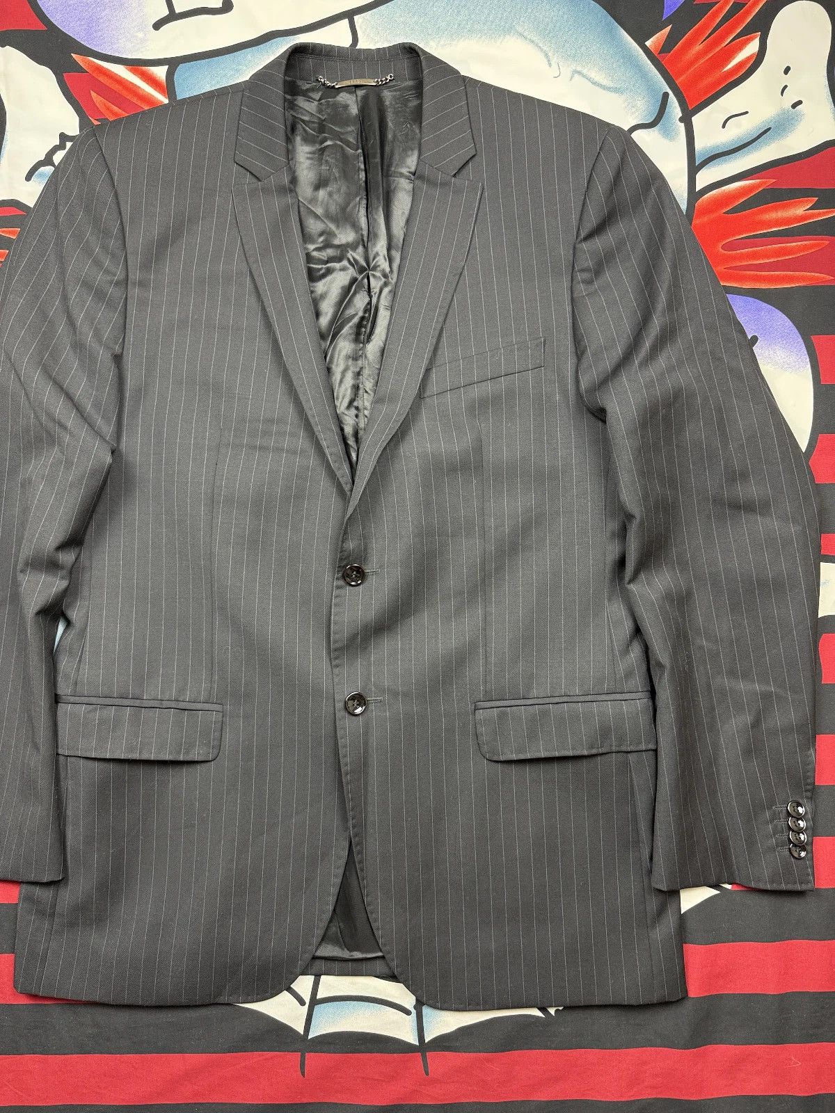 Dolce & Gabbana Dolce&Gabanna Luxury Classic wool striped blazer Hand seam Size US L / EU 52-54 / 3 - 2 Thumbnail