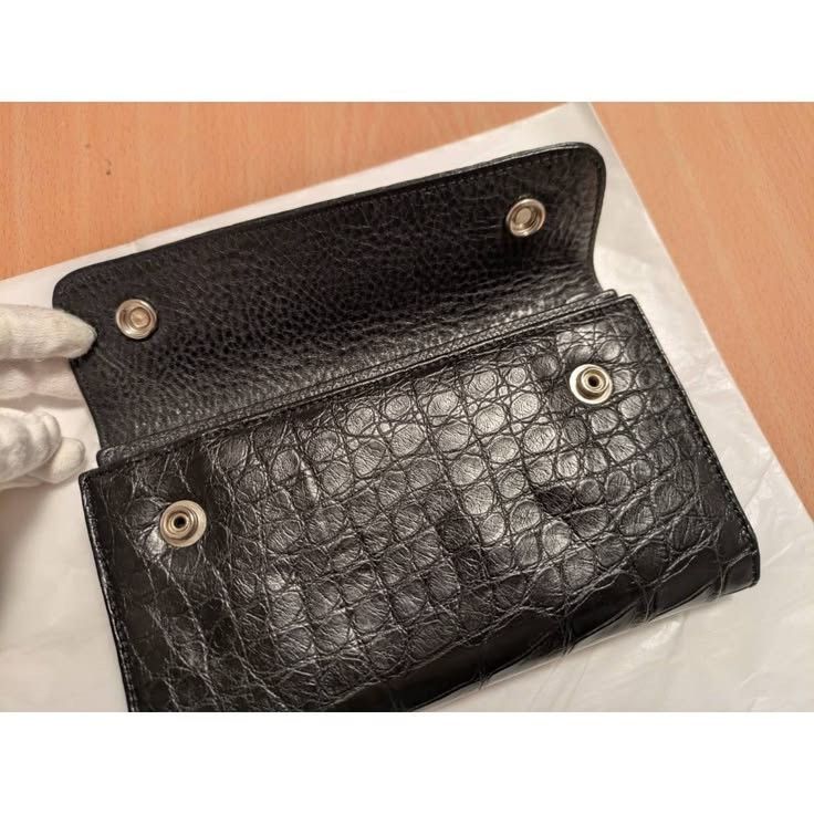 Chrome Hearts CH Alligator Wave wallet w/ Receipt Size ONE SIZE - 8 Thumbnail