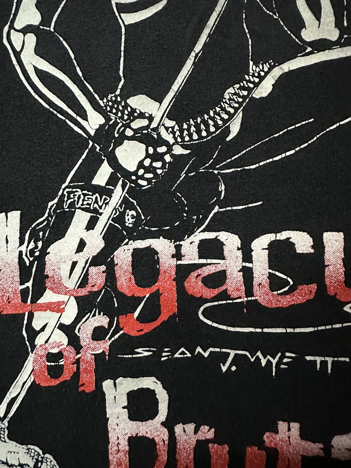 Band Tees Vintage 90s Misfits Legacy Of Brutality Faded Tee Size US XL / EU 56 / 4 - 7 Thumbnail