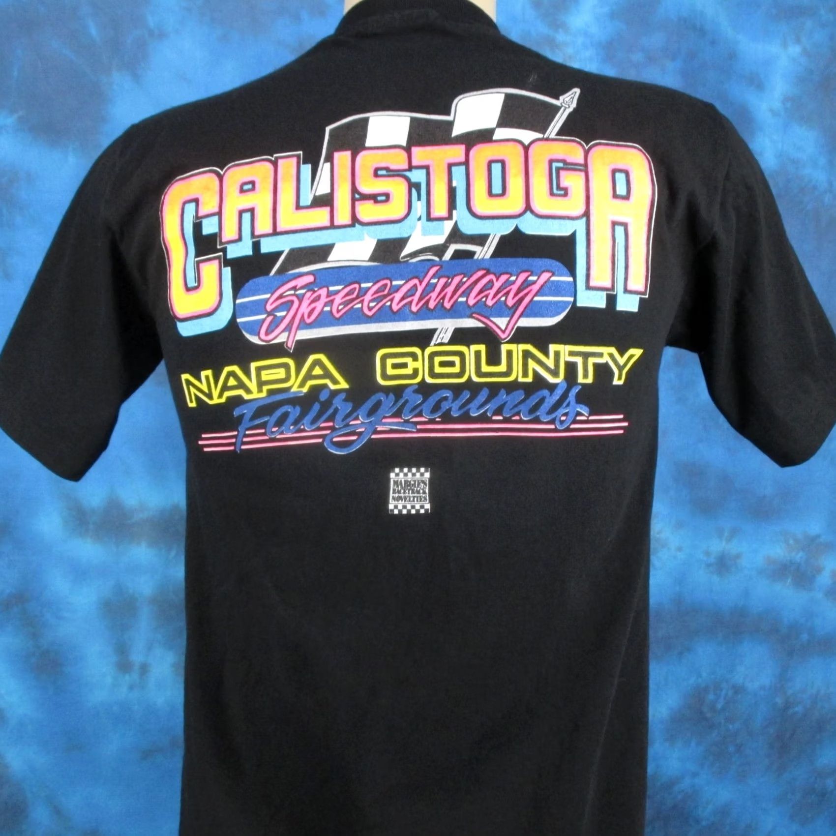 Vintage vtg 90s CALISTOGA SPRINT CAR RACING T-Shirt SMALL single stitch world of outlaws Mens Shirt XS? Size US S / EU 44-46 / 1 - 4 Thumbnail