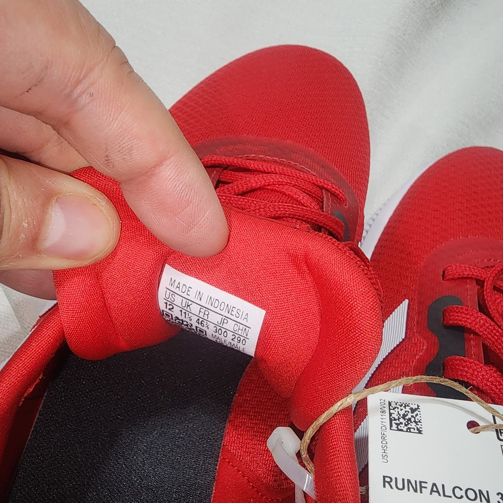 Adidas adidas runfalcon 3.0 red men size 12 Size US 12 / EU 45 - 4 Thumbnail