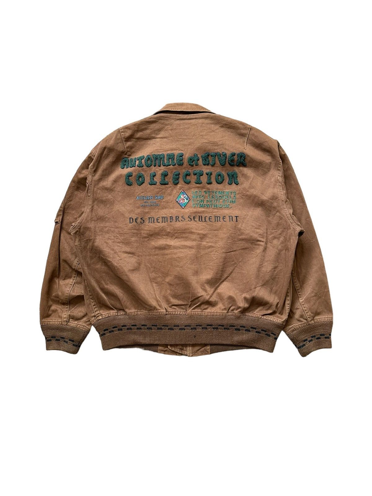 Vintage 80’s Atelier Sab for Men A/H collection Size US L / EU 52-54 / 3 - 2 Thumbnail