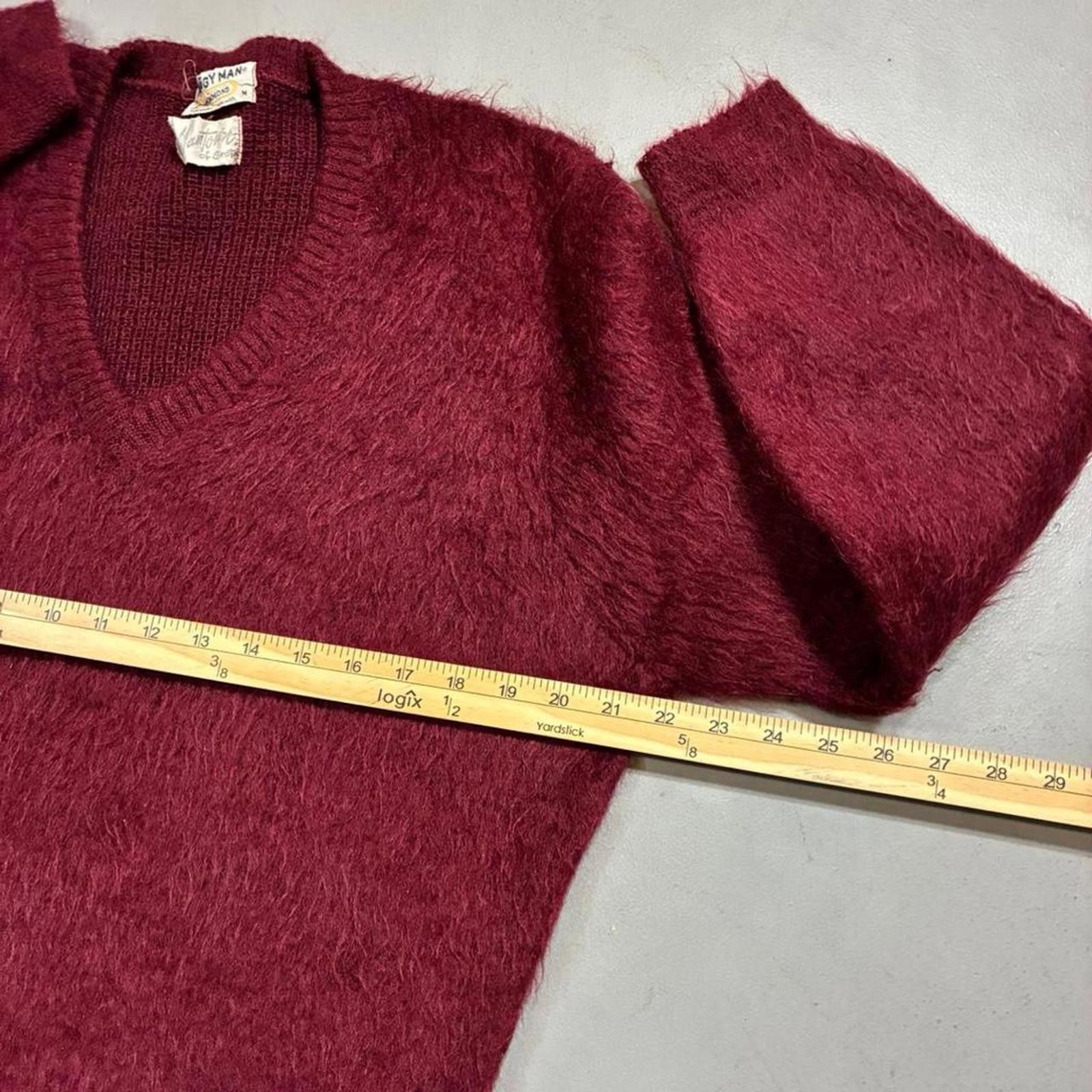 Vintage Vintage 1960s Shaggy Mohair 'Kurt Cobain' Sweater Size US M / EU 48-50 / 2 - 6 Thumbnail