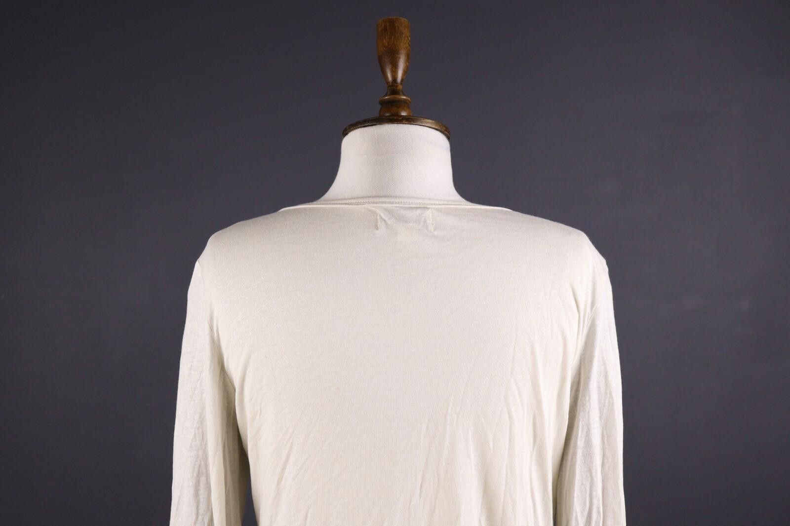 Designer Polo Jeans Company Ralph Lauren Ivory Top Shirt Size L Size L / US 10 / IT 46 - 7 Thumbnail