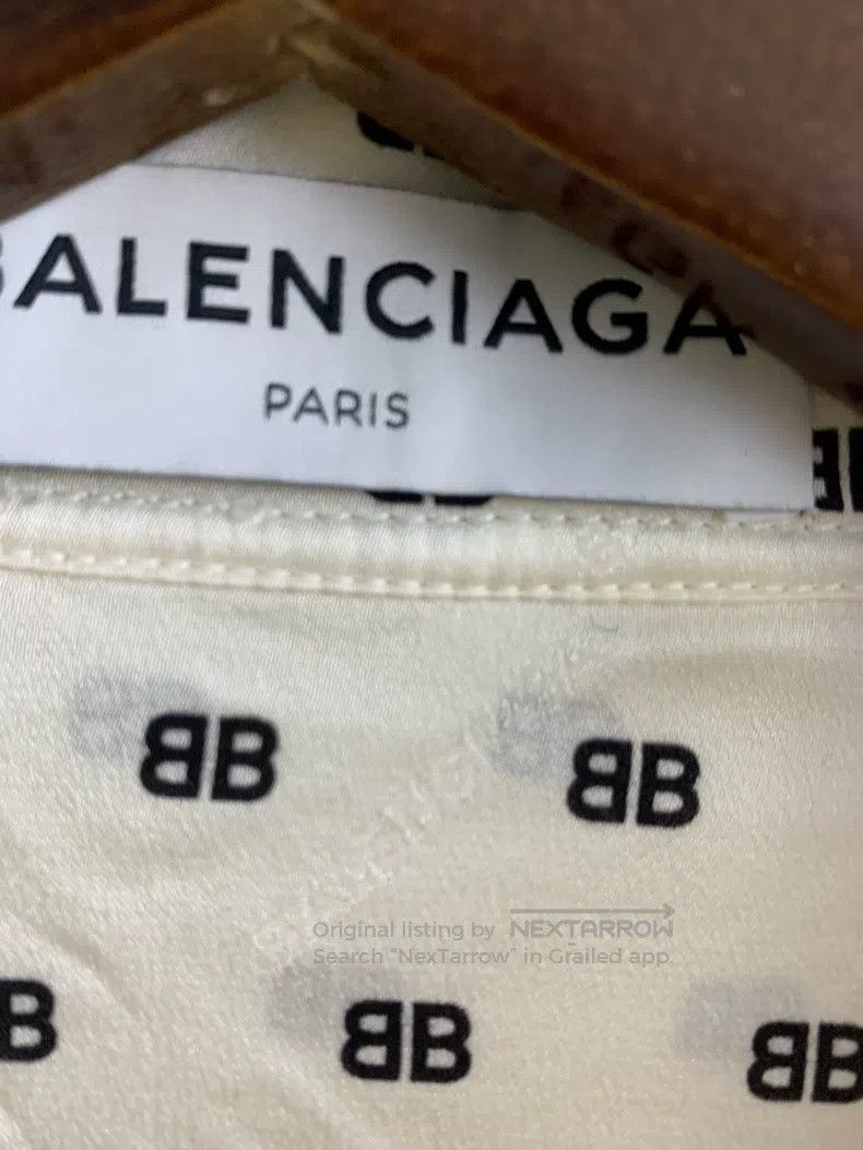 Balenciaga Balenciaga Double B Letter Logo Subtle Texture Full Print Size XS / US 0-2 / IT 36-38 - 2 Thumbnail