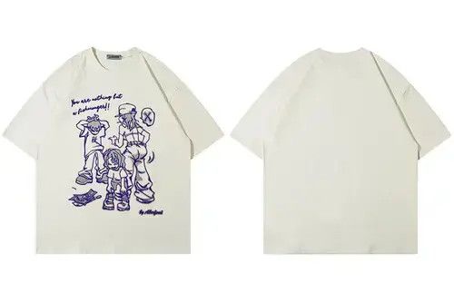 Cartoon Graphic Print T-Shirts