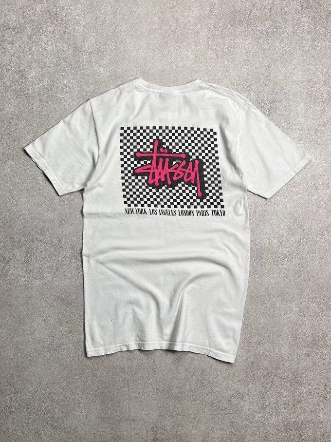Stussy × Vintage Vintage Stussy Boxy Big Logo T-shirt S Size US S / EU 44-46 / 1 - 1 Thumbnail