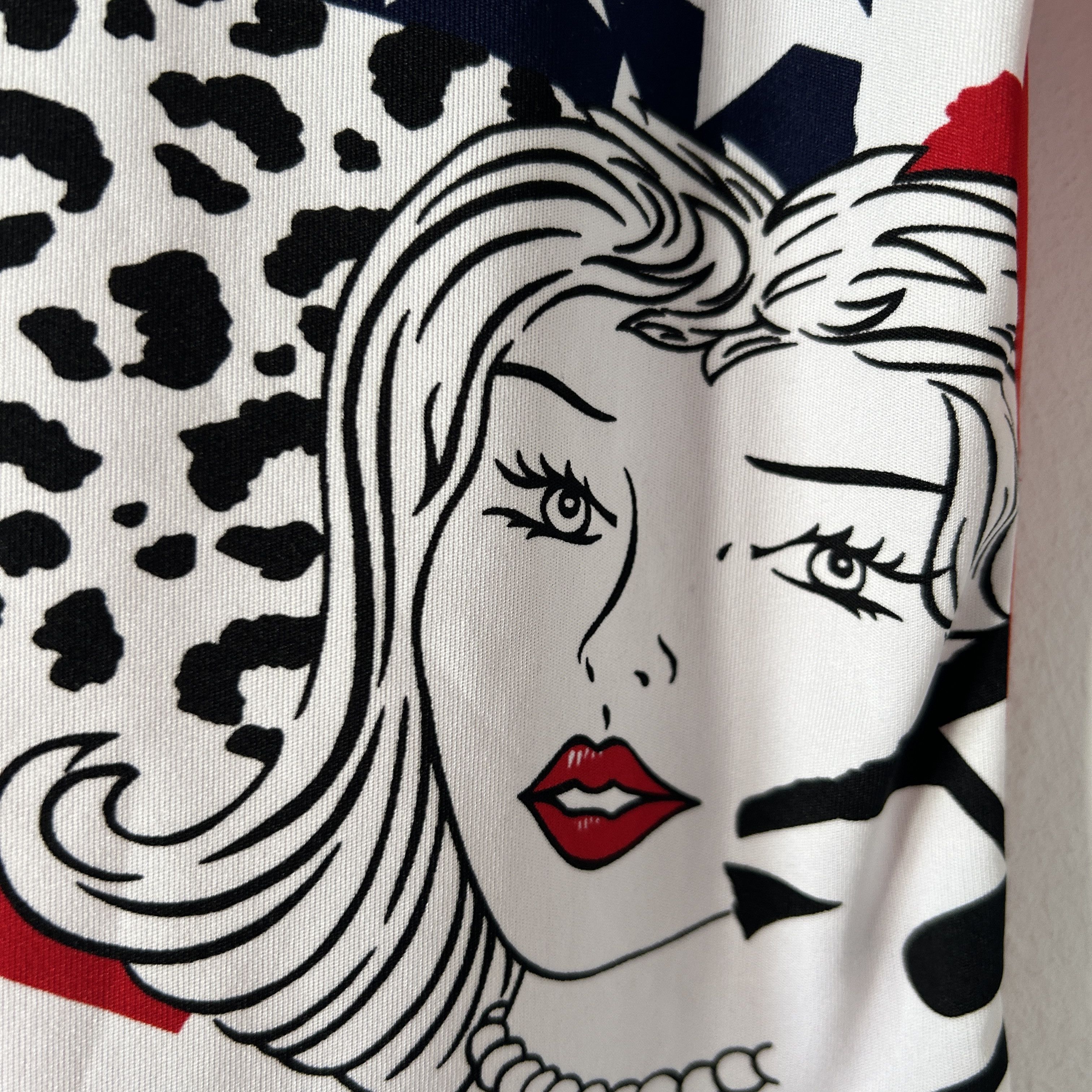 Vintage Vintage Y2K Patriotic Comic Pop Art Shirt Size XL / US 12-14 / IT 48-50 - 10 Thumbnail